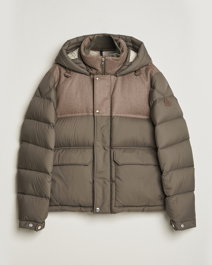 Uomini | Giacche | Moncler | Mussala Short Down Parka Taupe