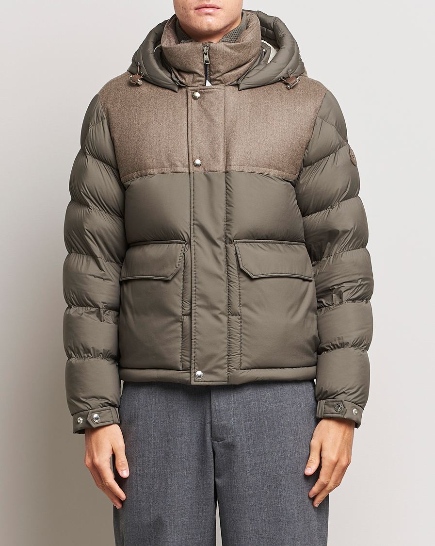 Uomini | Giacche | Moncler | Mussala Short Down Parka Taupe