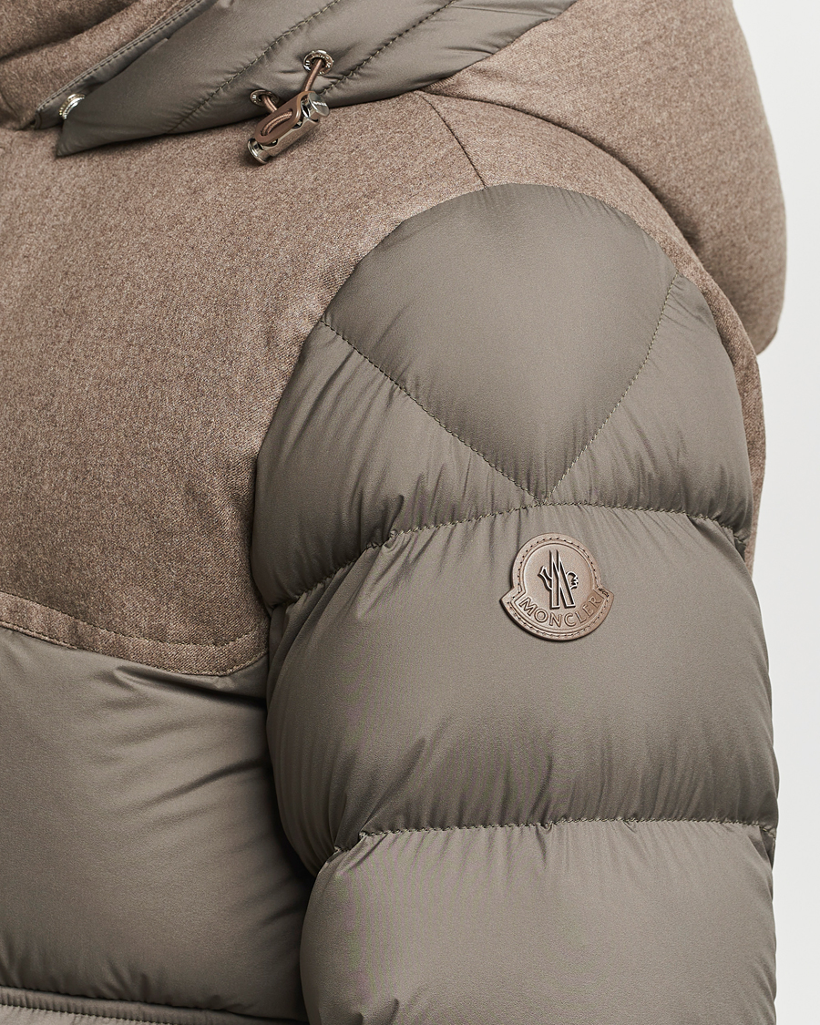 Uomini | Giacche | Moncler | Mussala Short Down Parka Taupe
