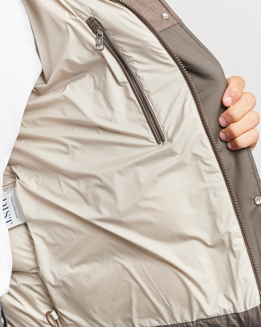 Uomini | Giacche | Moncler | Mussala Short Down Parka Taupe