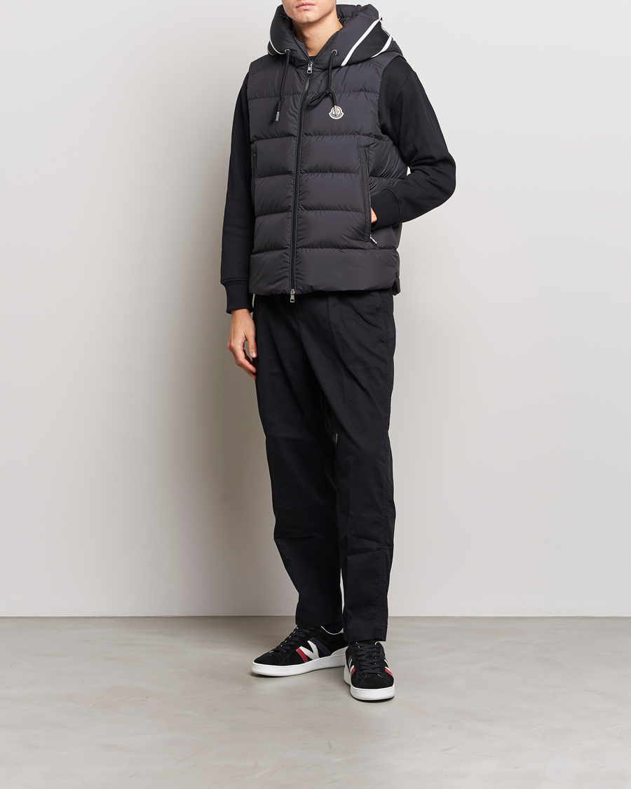 Uomini | Giacche | Moncler | Cardamine Hooded Down Vest Black