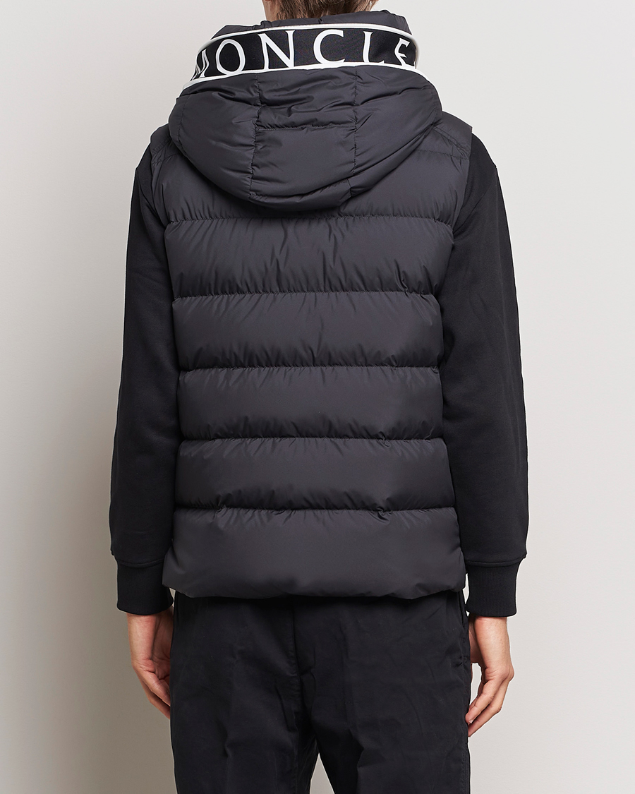 Uomini | Giacche | Moncler | Cardamine Hooded Down Vest Black