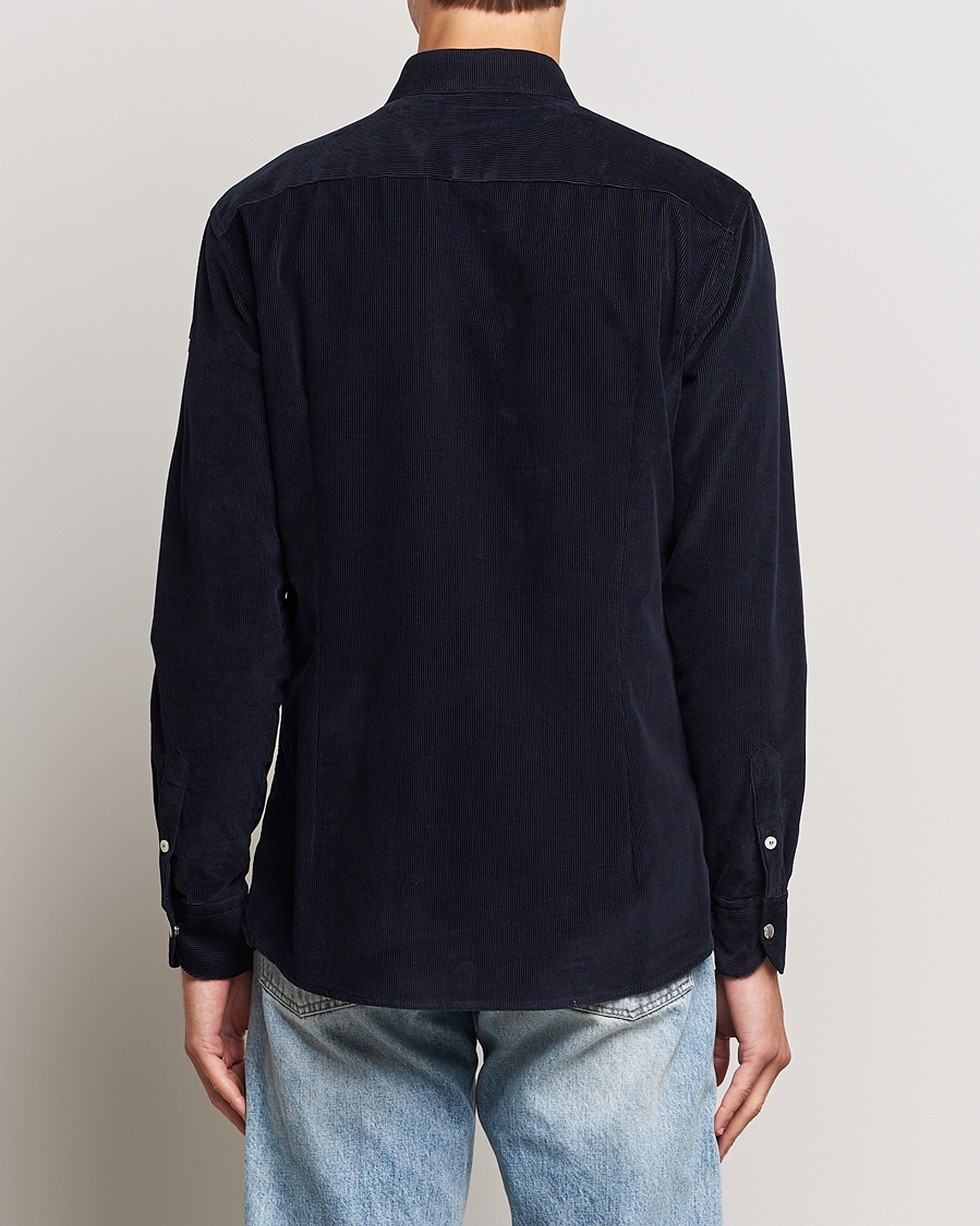 Uomini | Camicie | Moncler | Corduroy Casual Shirt Navy
