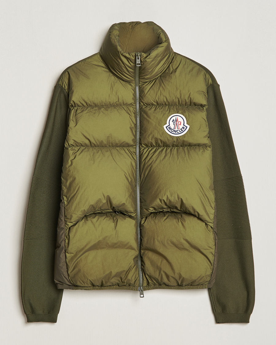 Uomini | Maglieria | Moncler | Hybrid Cardigan Military Green