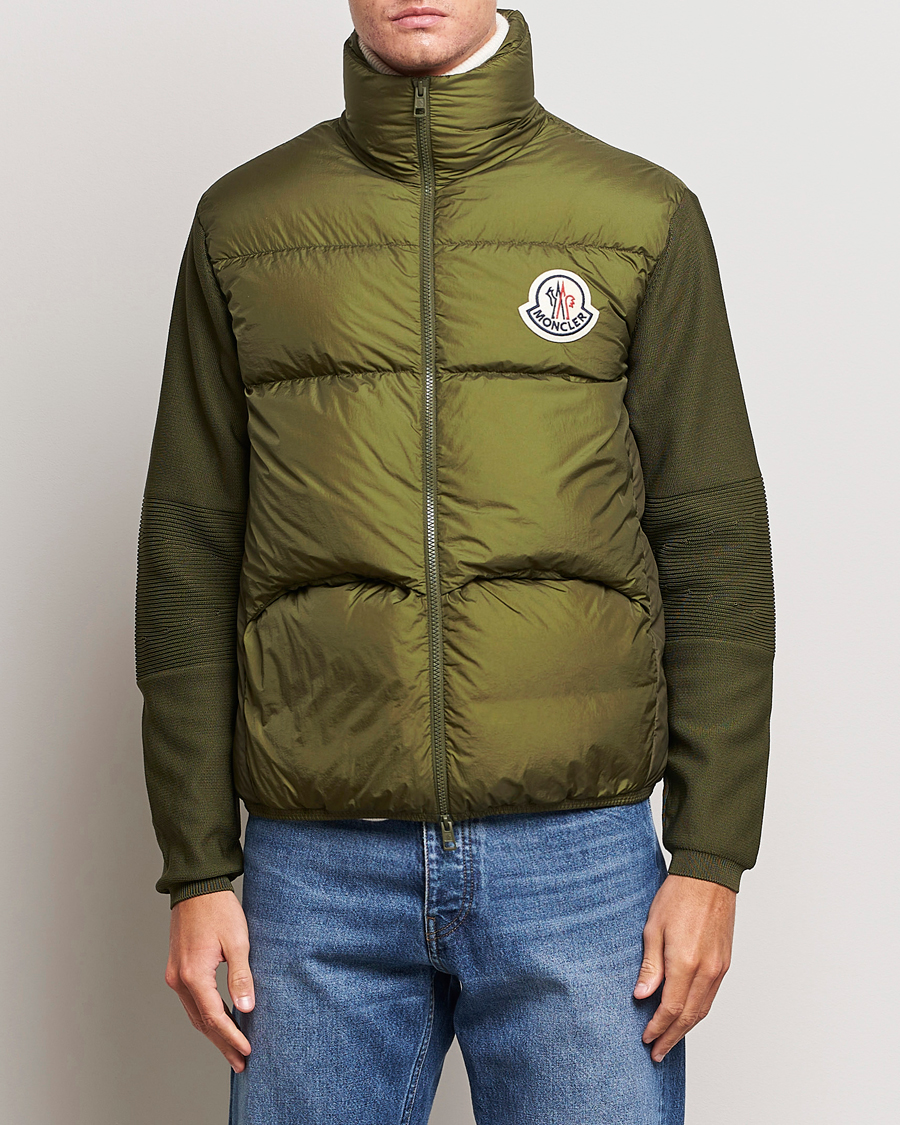 Uomini | Maglieria | Moncler | Hybrid Cardigan Military Green