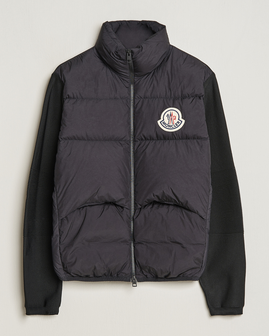 Uomini | Maglieria | Moncler | Hybrid Cardigan Black
