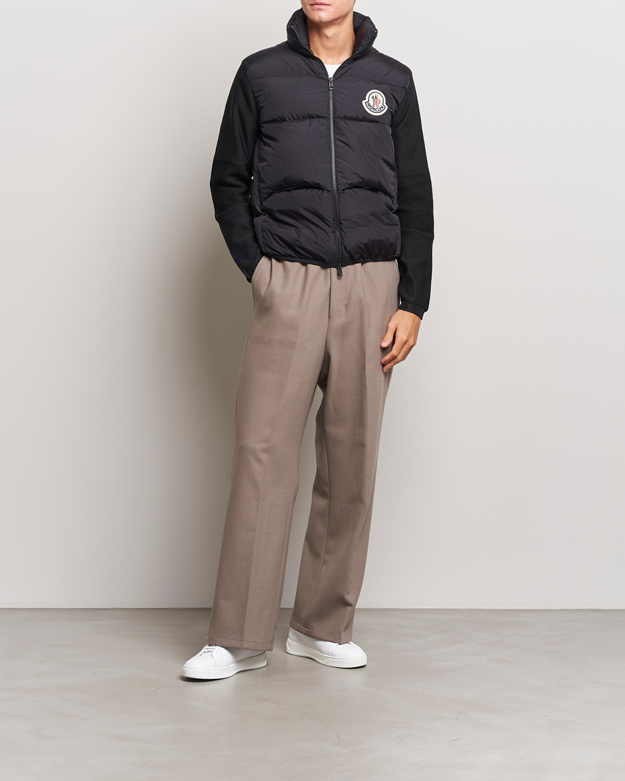 Uomini | Maglieria | Moncler | Hybrid Cardigan Black