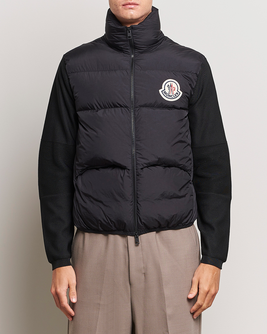Uomini | Maglieria | Moncler | Hybrid Cardigan Black