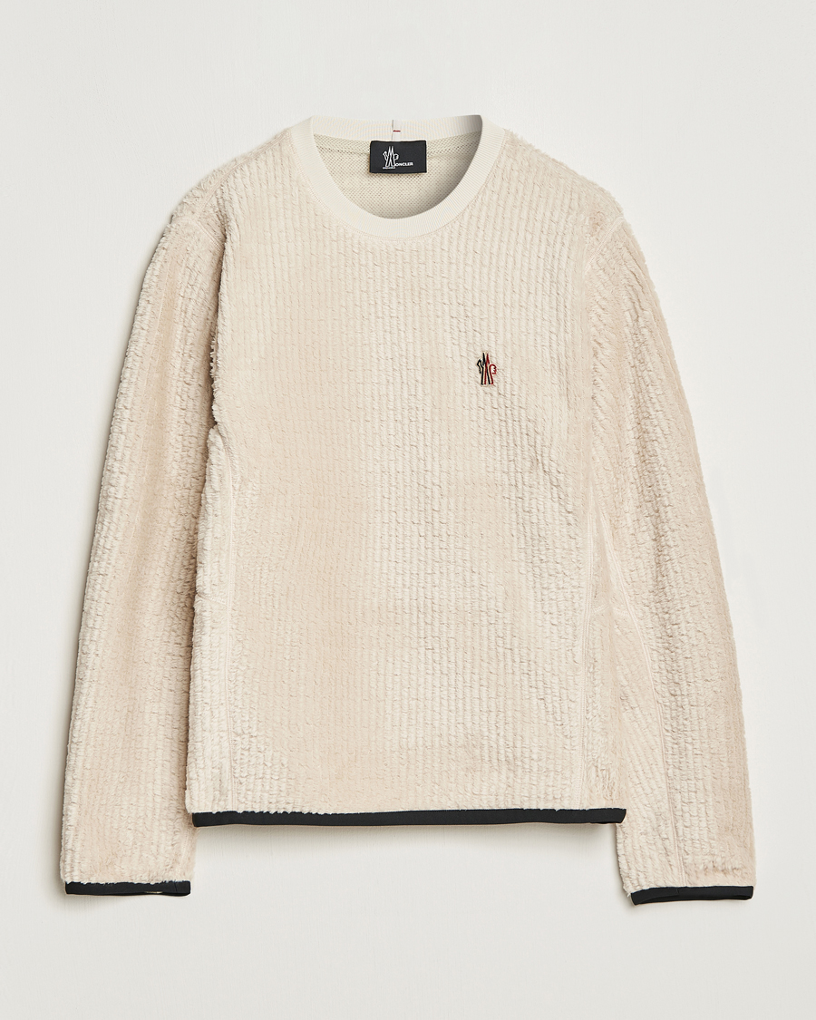 Uomini | Maglieria | Moncler Grenoble | Fluffy Sweatshirt White