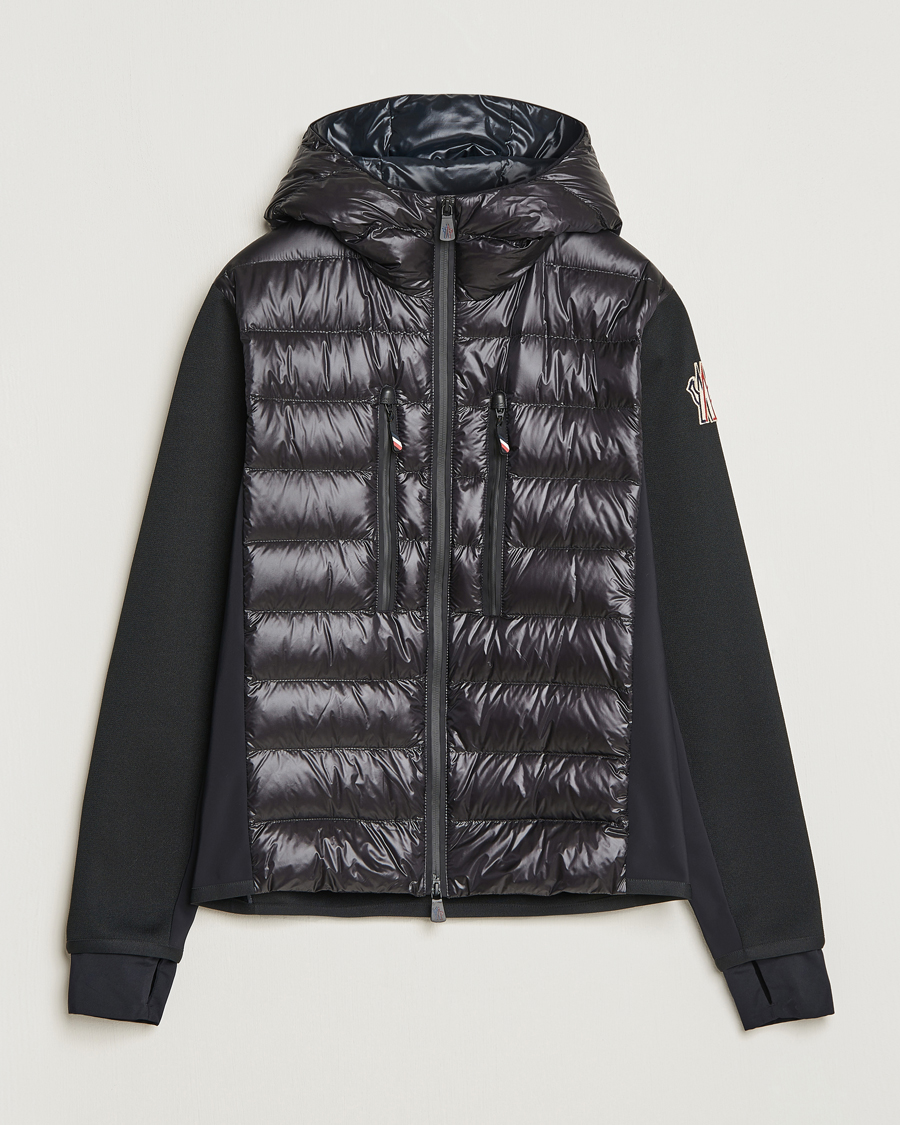 Uomini | Maglieria | Moncler Grenoble | Hybrid Zip Cardigan Black