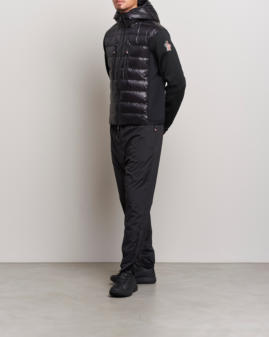 Uomini | Maglieria | Moncler Grenoble | Hybrid Zip Cardigan Black