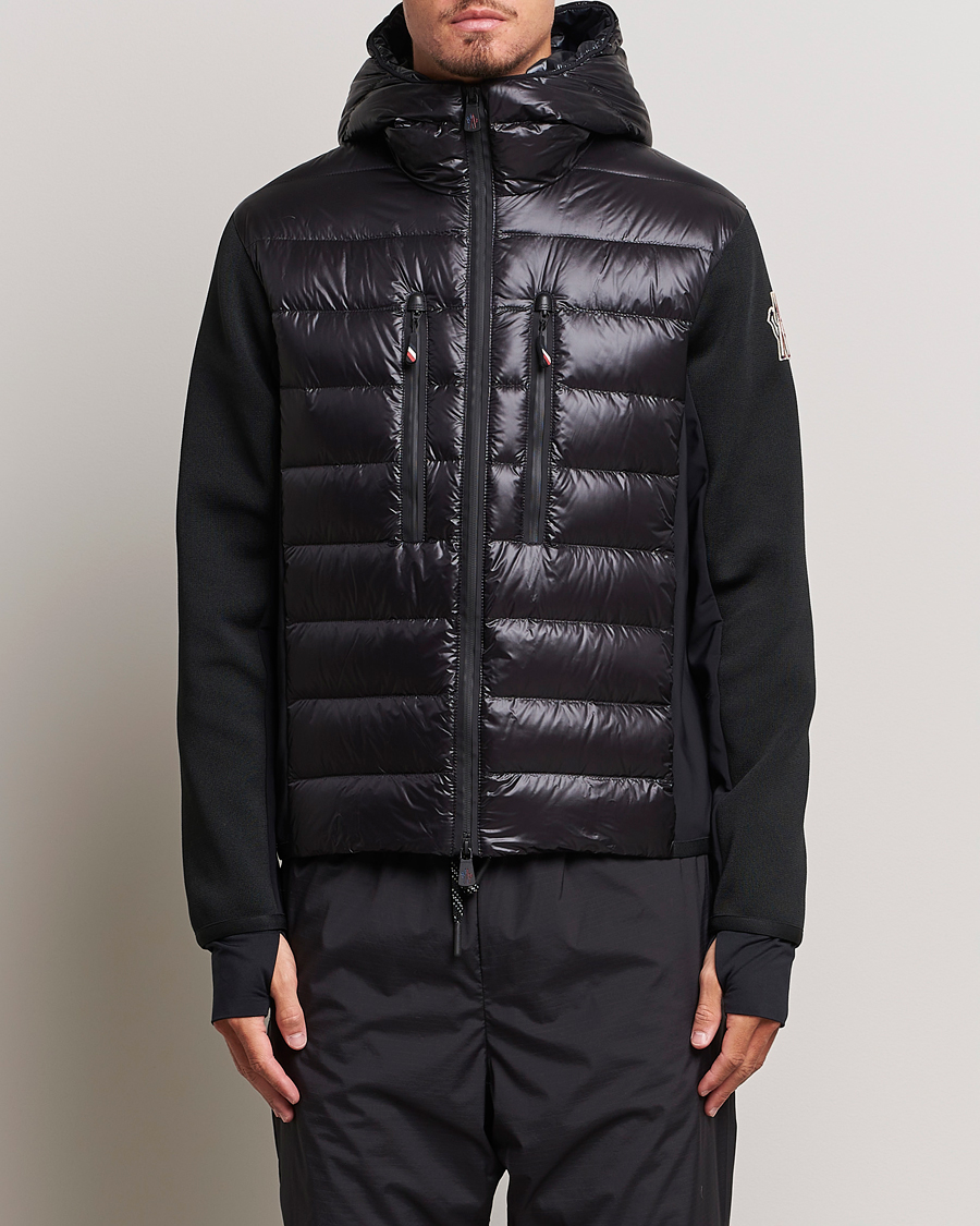 Uomini | Maglieria | Moncler Grenoble | Hybrid Zip Cardigan Black