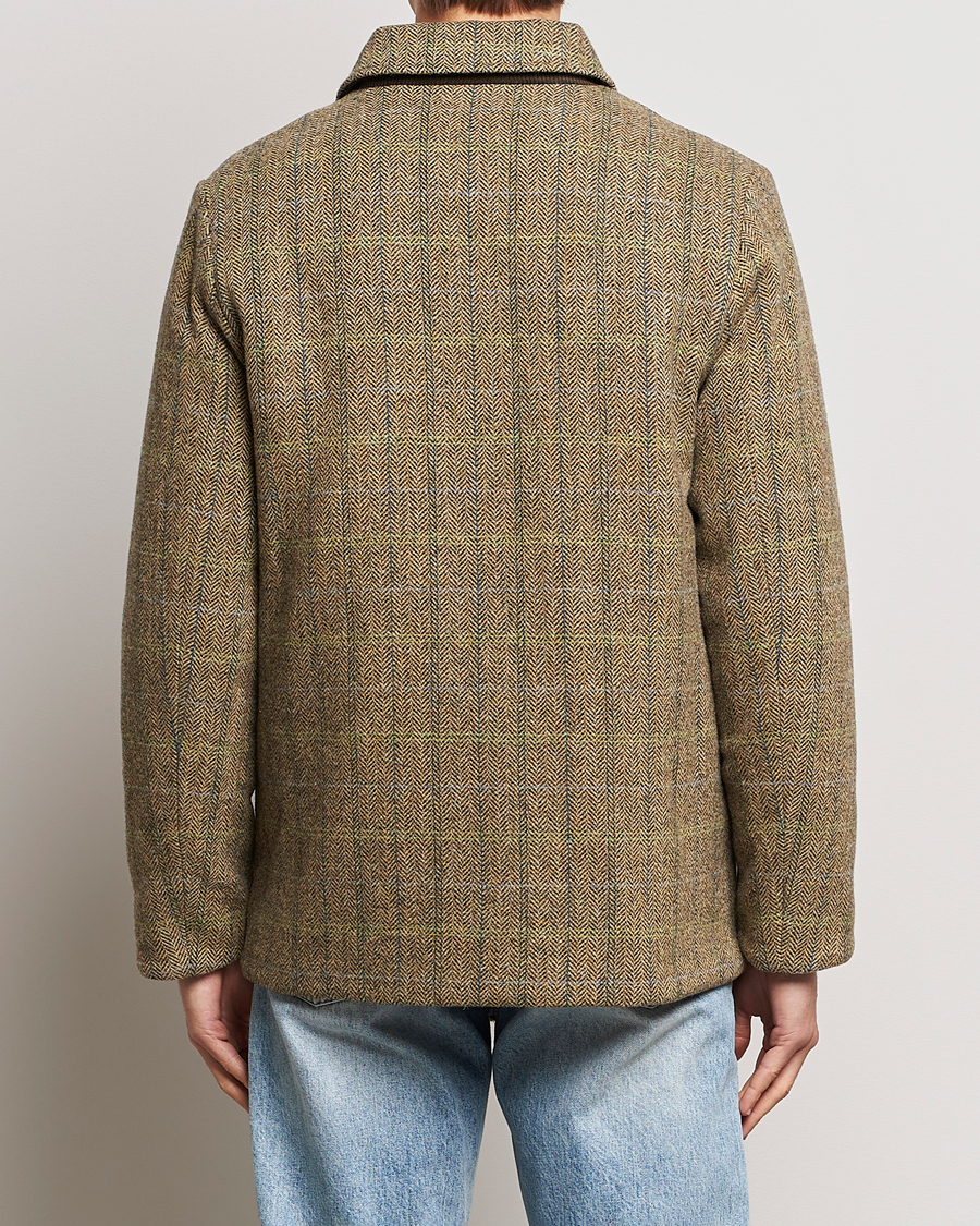 Uomini | Giacche | Aspesi | Tweed Hunting Jacket Green Check