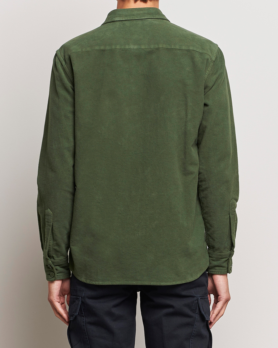 Uomini | Giacche | Aspesi | Moleskine Shirt Jacket Dark Military