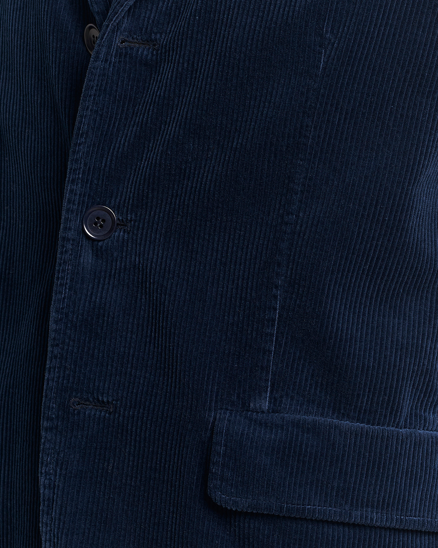 Uomini | Blazers | Aspesi | Corduroy Blazer Navy