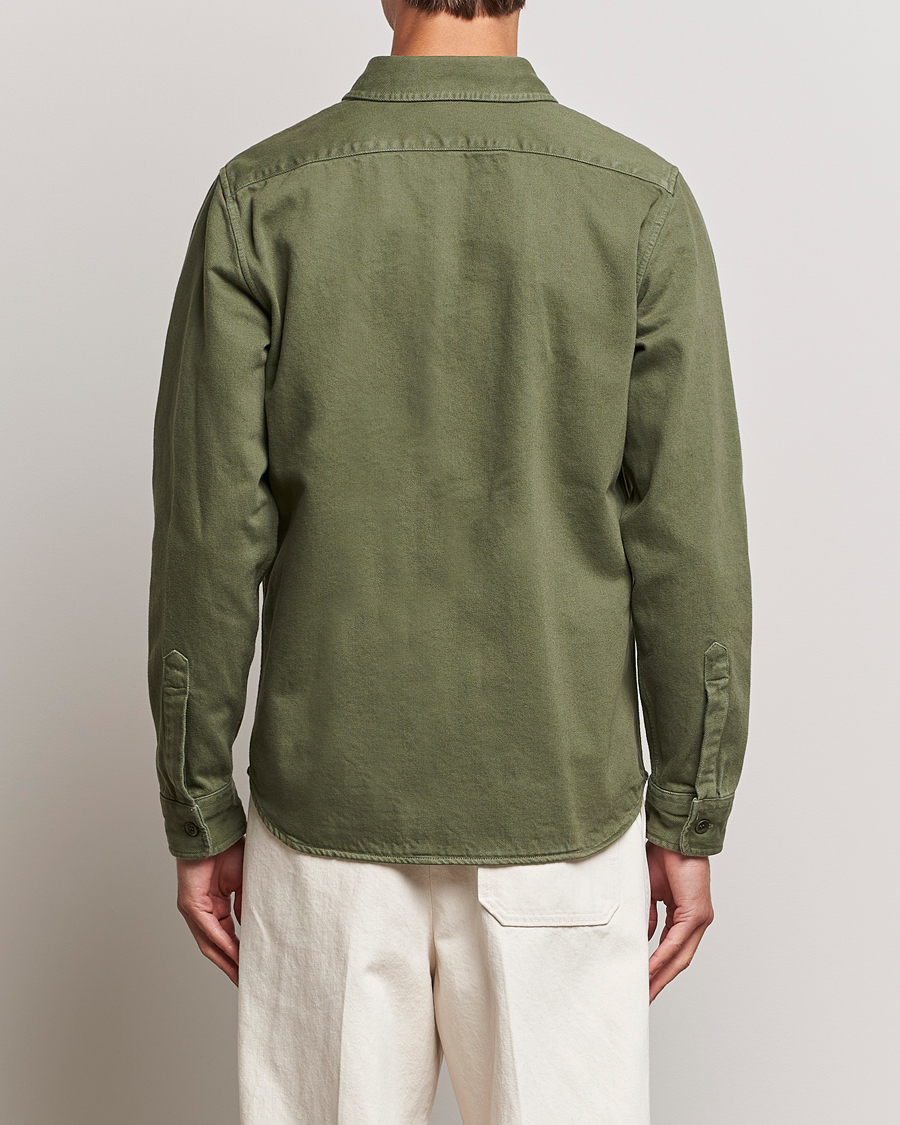 Uomini | Camicie | Aspesi | Cotton Utility Shirt Military