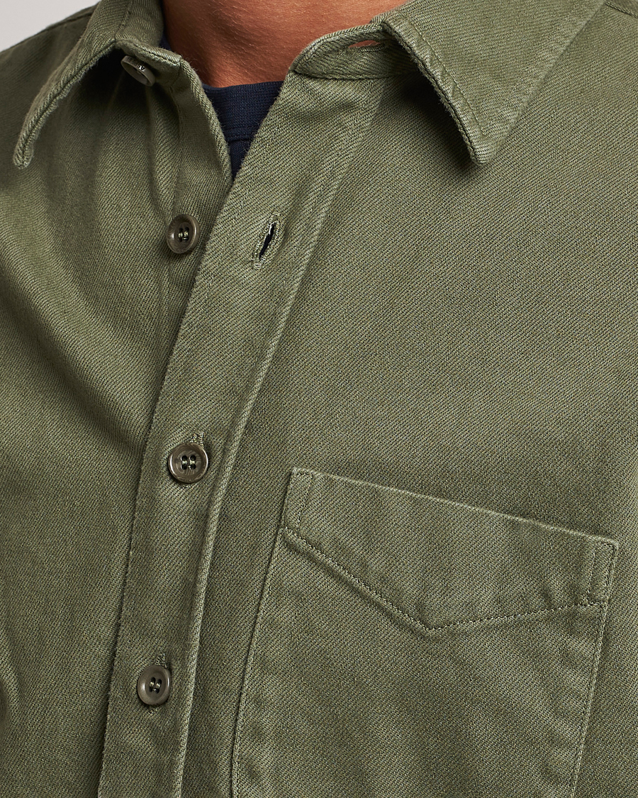Uomini | Camicie | Aspesi | Cotton Utility Shirt Military