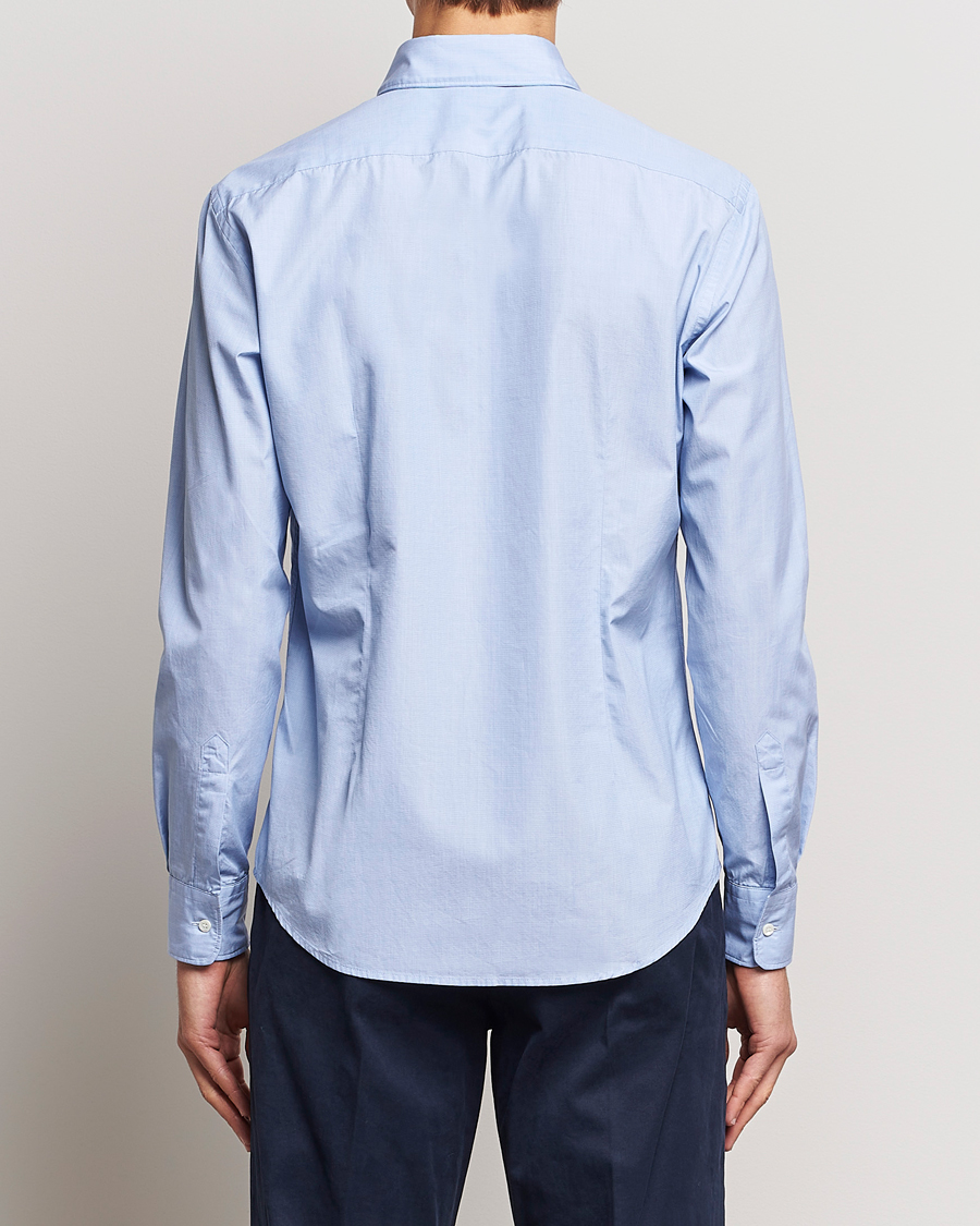 Uomini | Camicie | Aspesi | Striped Poplin Shirt Light Blue