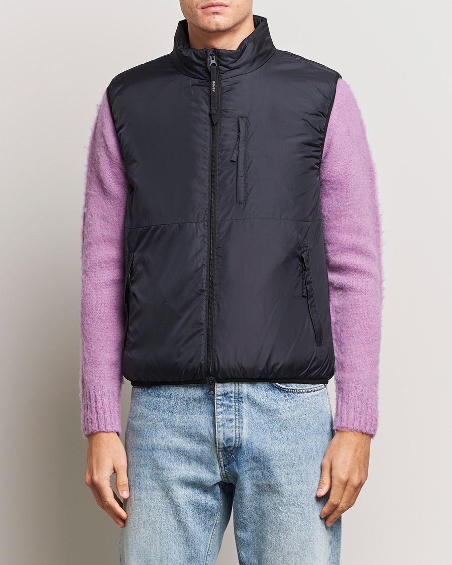 Uomini | Giacche | Aspesi | Jil Padded Vest Black