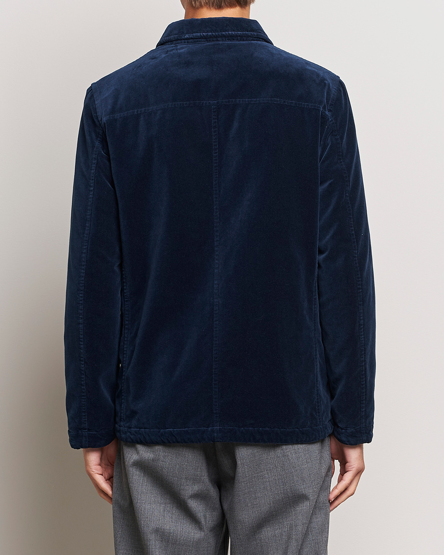 Uomini | Giacche | Aspesi | Tadao Corduroy Jacket Navy