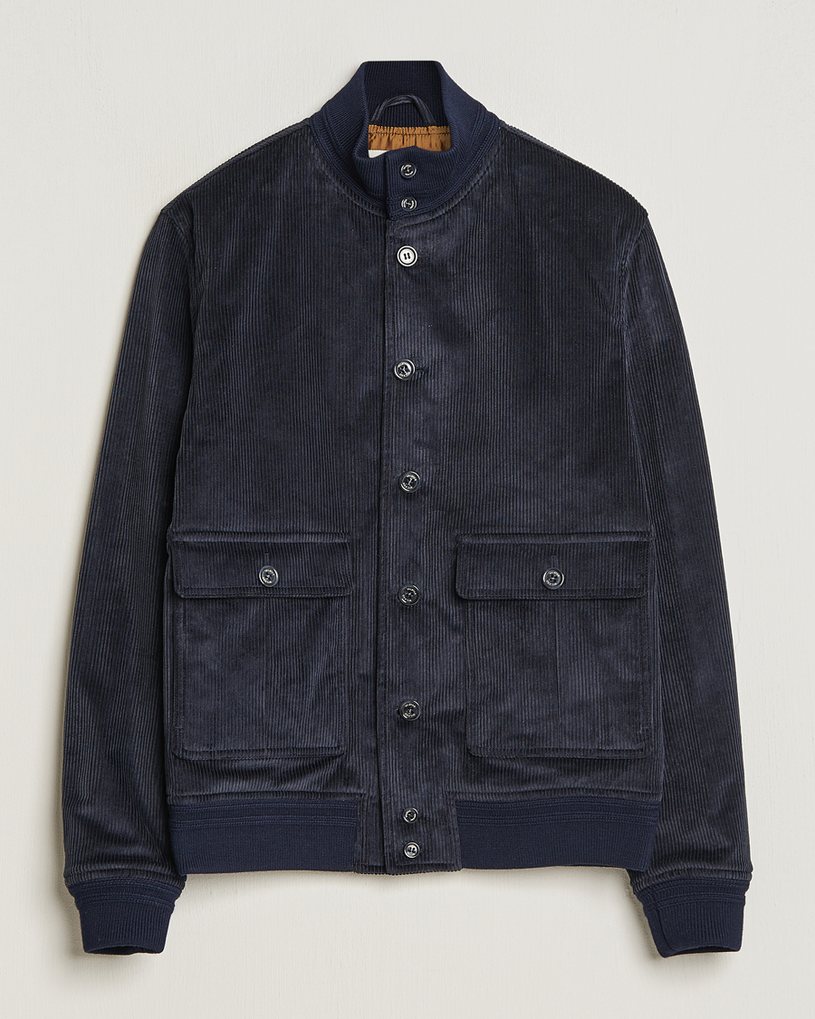 Uomini | Giacche | Valstar | Corduroy Padded Valstarino Navy
