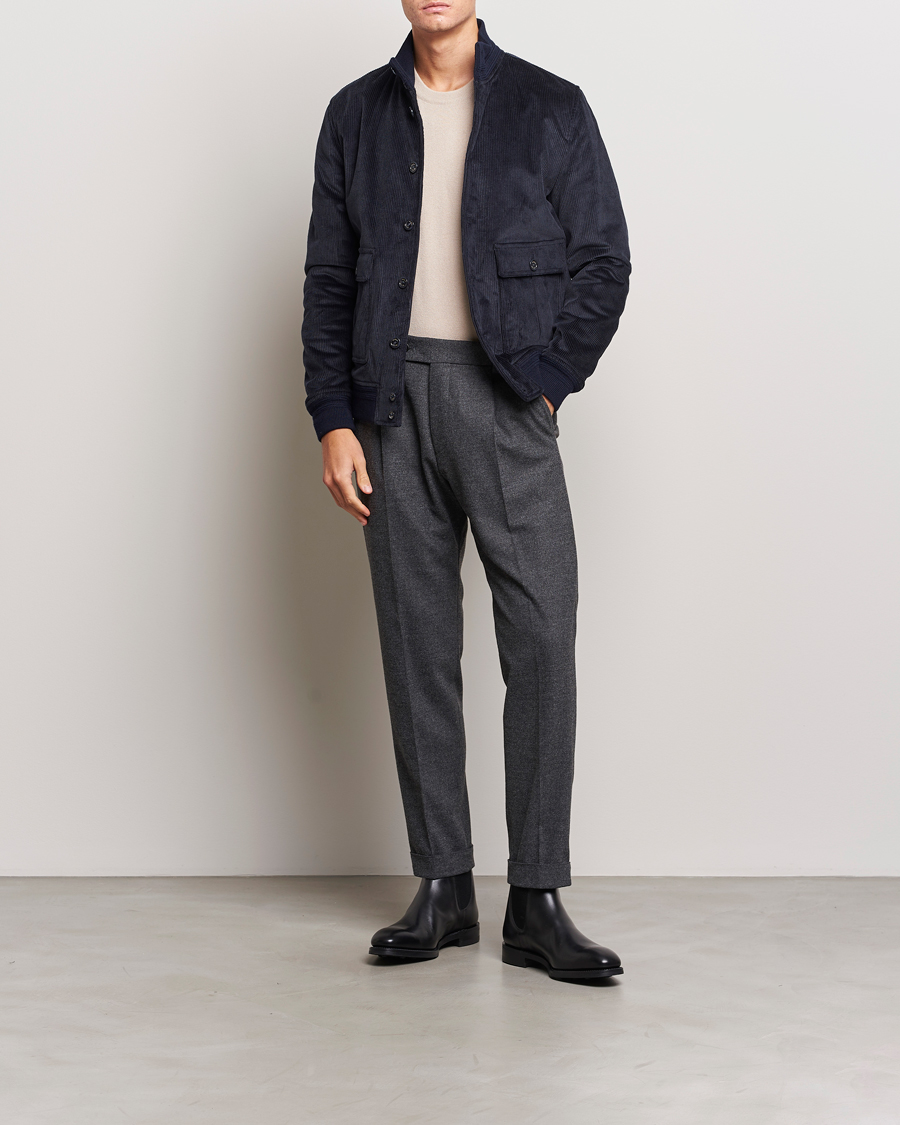 Uomini | Giacche | Valstar | Corduroy Padded Valstarino Navy