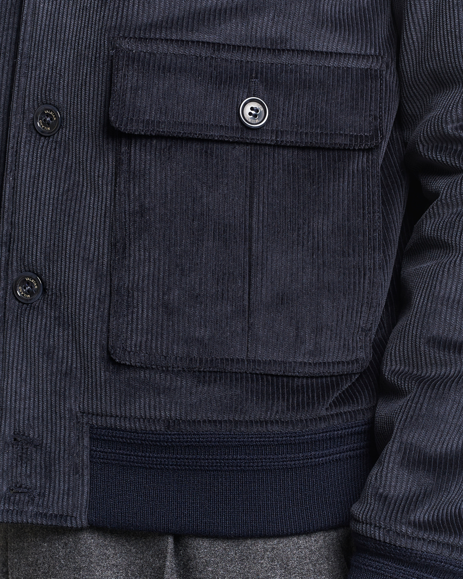 Uomini | Giacche | Valstar | Corduroy Padded Valstarino Navy