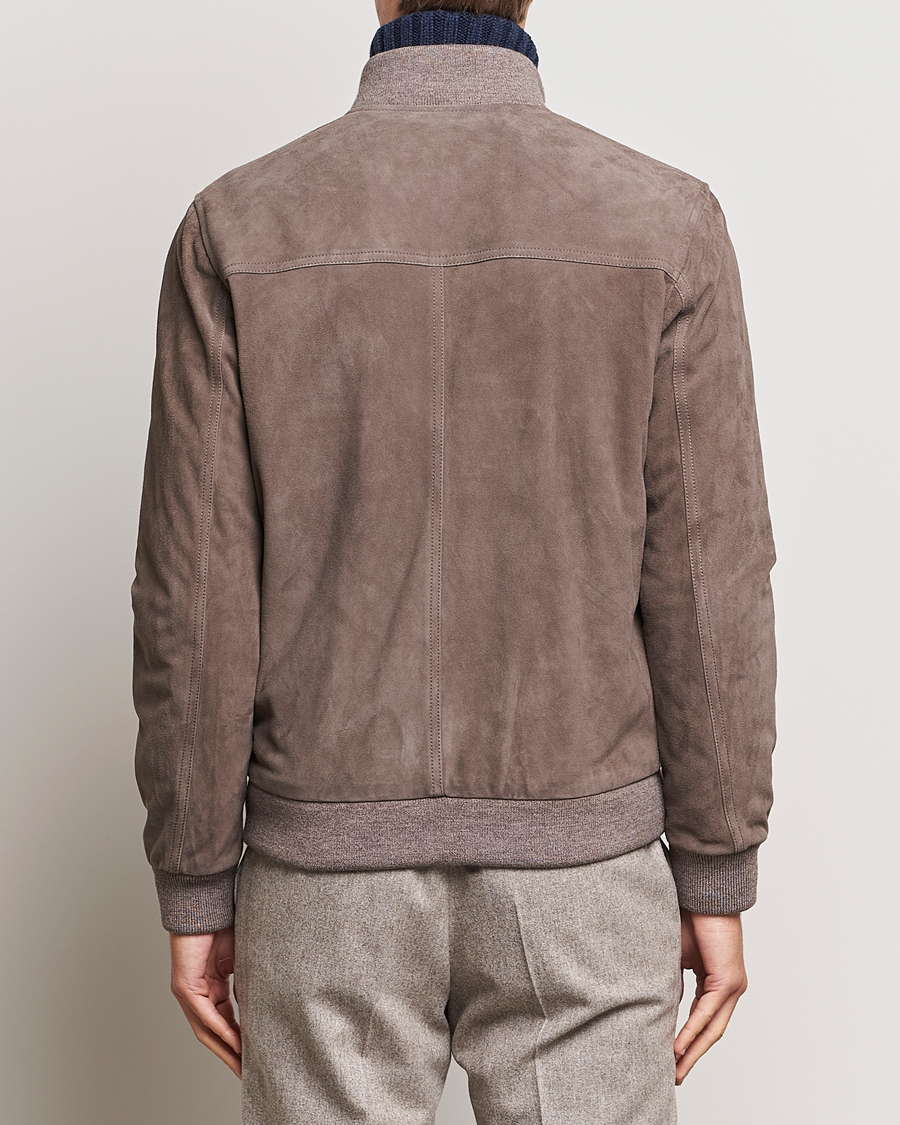 Uomini | Giacche | Valstar | Valstarino Suede Jacket Stone