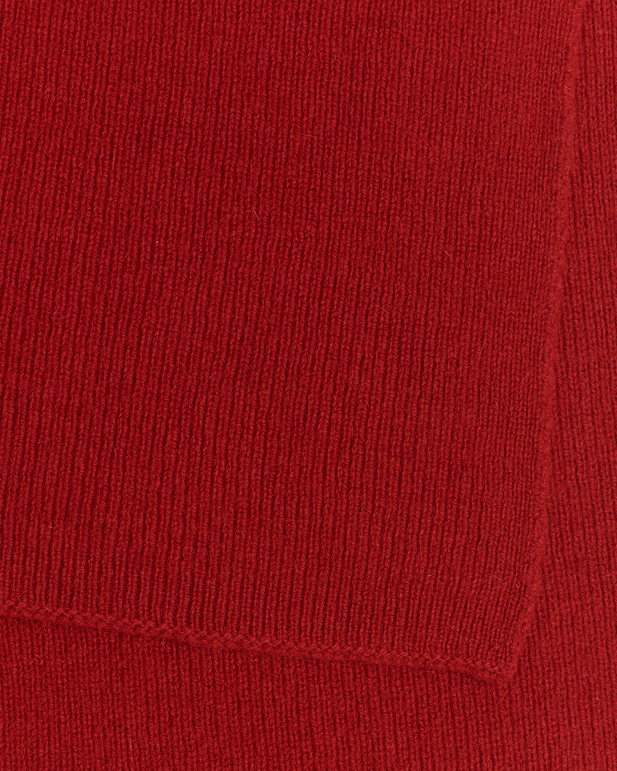 Uomini | Le Bonnet Lambswool/Caregora Scarf Framboise | Le Bonnet | Lambswool/Caregora Scarf Framboise