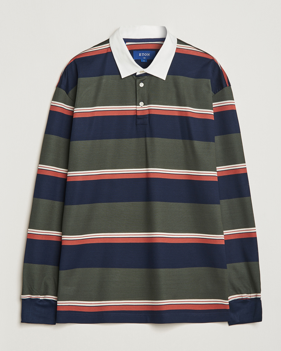 Uomini | Maglieria | Eton | Striped Rugby Shirt Multi