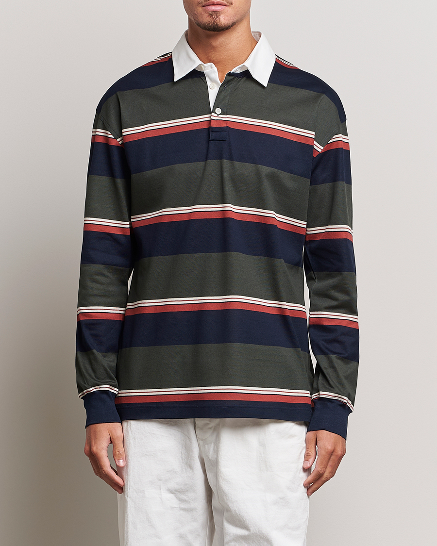 Uomini | Maglieria | Eton | Striped Rugby Shirt Multi