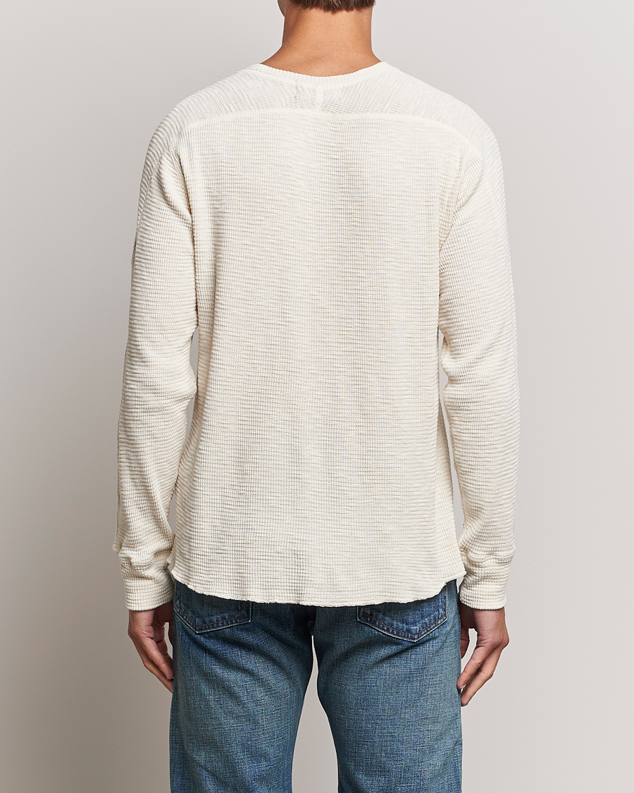 Uomini | Maglieria | RRL | Long Sleeve Henley Paper White