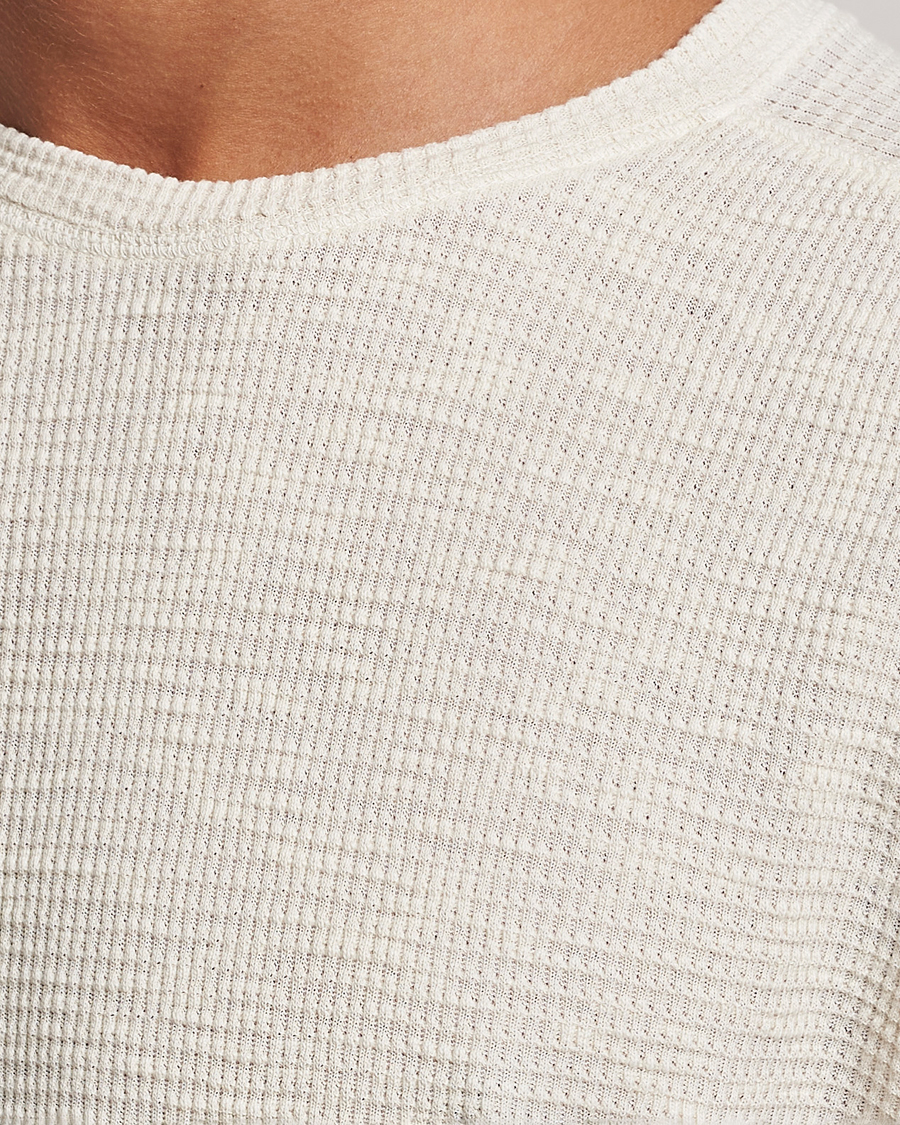 Uomini | Maglieria | RRL | Long Sleeve Henley Paper White