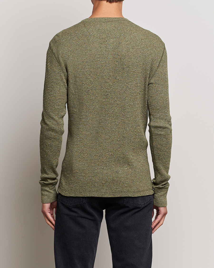 Uomini | Maglieria | RRL | Long Sleeve Henley Olive