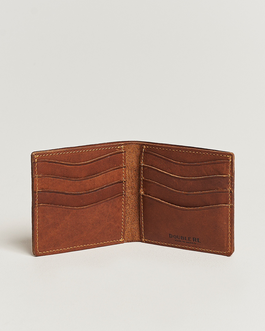 Uomini | RRL Ranch Leather Billfold Brown | RRL | Ranch Leather Billfold Brown