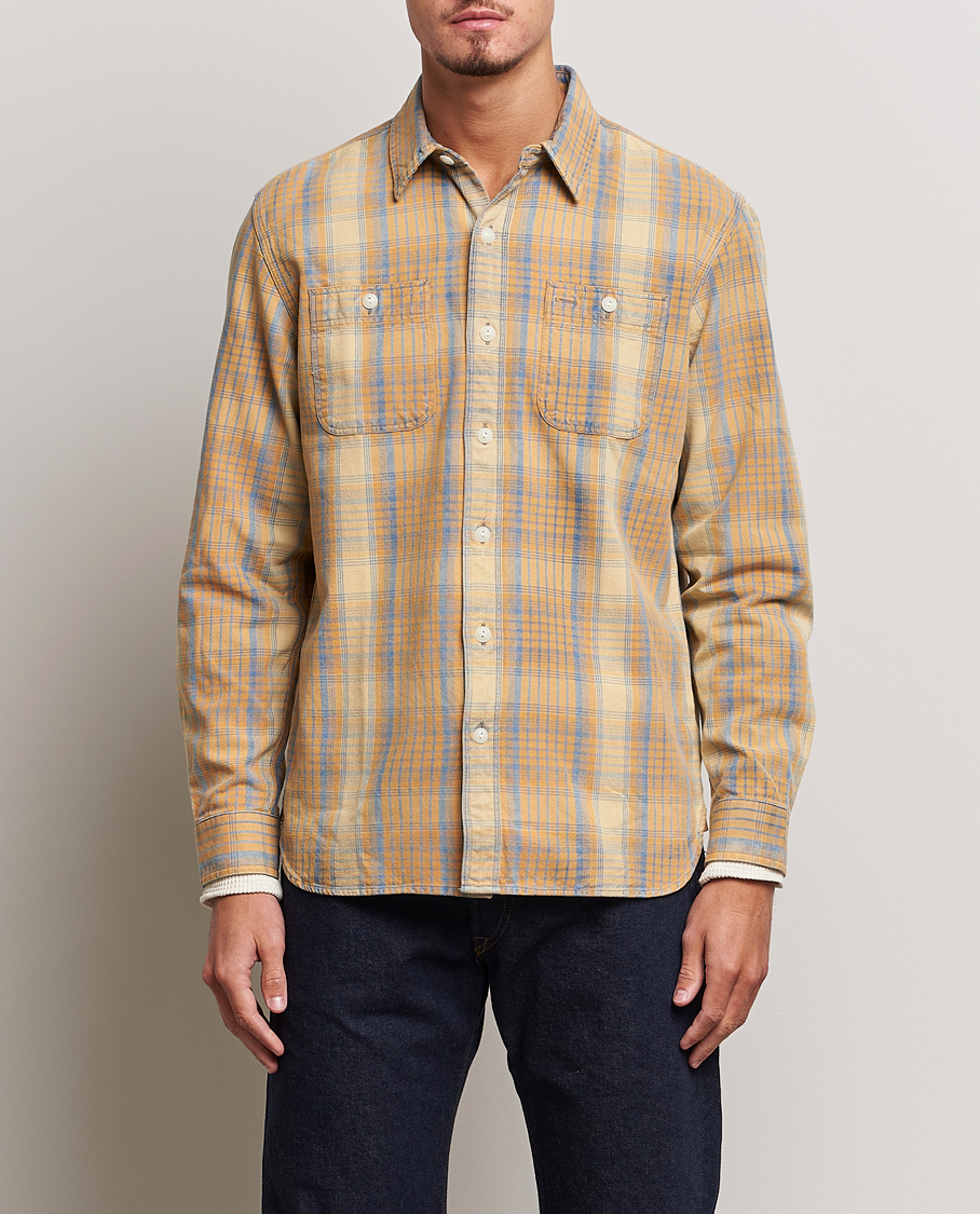 Uomini | Camicie | RRL | Farrell Double Pocket Shirt Yellow Multi