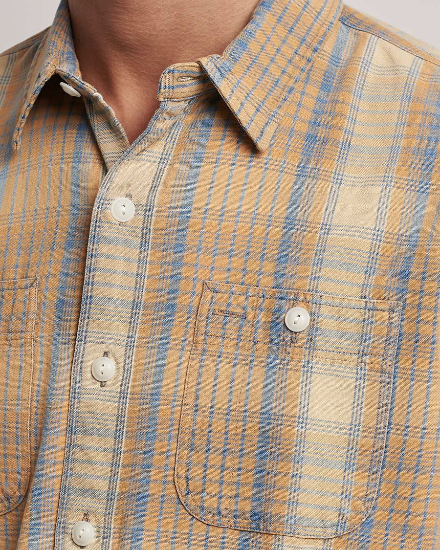 Uomini | Camicie | RRL | Farrell Double Pocket Shirt Yellow Multi