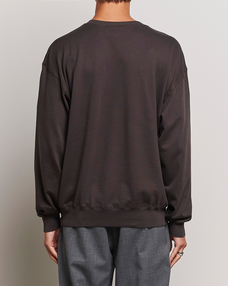 Uomini | Maglieria | Auralee | High Gauge Sweatshirt Dark Brown