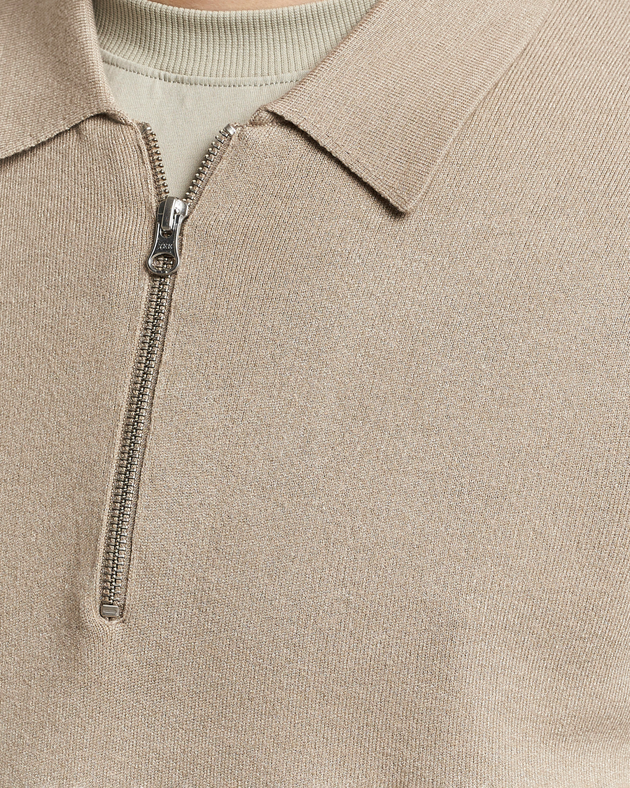 Uomini | Maglieria | Samsøe Samsøe | Guna Half Zip Pure Cashmere
