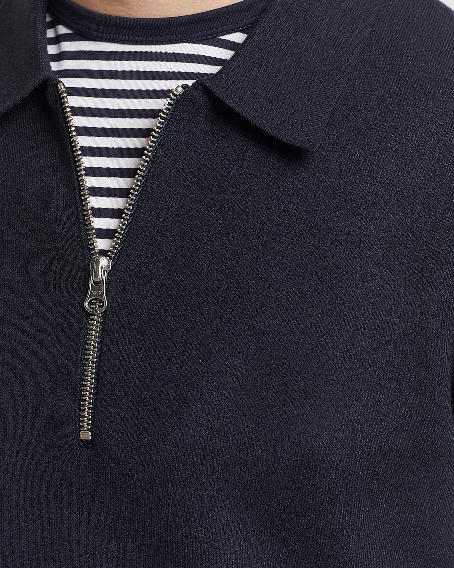 Uomini | Maglieria | Samsøe Samsøe | Guna Half Zip Sky Captain