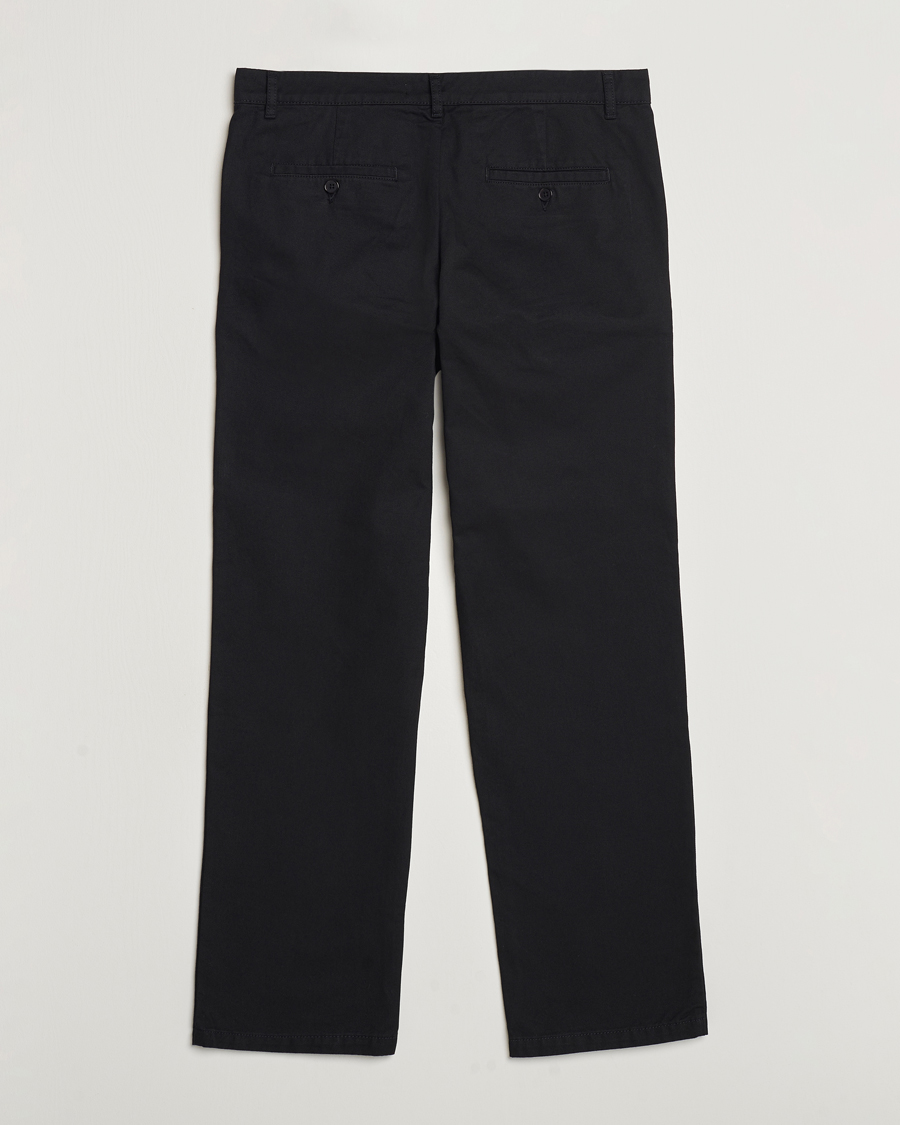 Uomini | Pantaloni | Samsøe Samsøe | Johnny Cotton Trousers Black