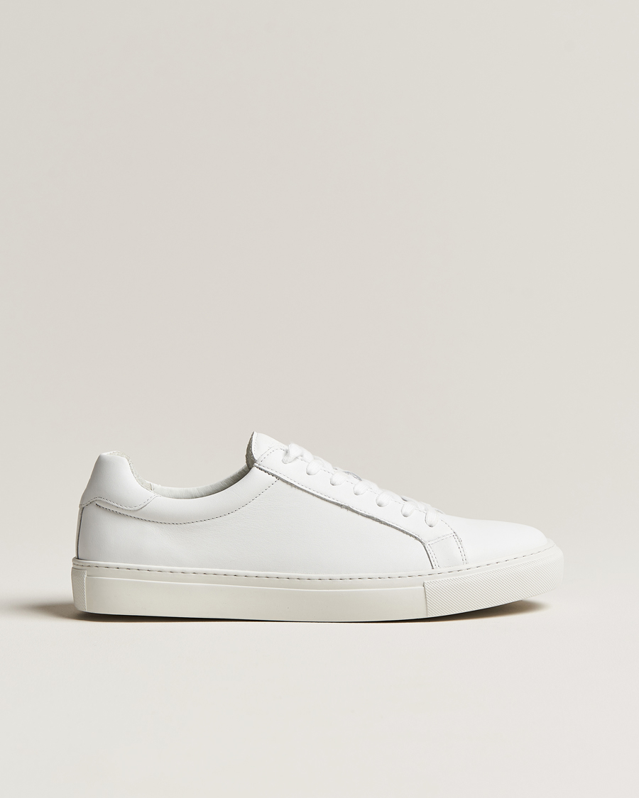 Uomini | Sneakers | Samsøe Samsøe | Saharry Leather Sneakers White