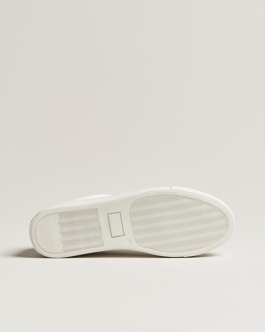 Uomini | Sneakers | Samsøe Samsøe | Saharry Leather Sneakers White