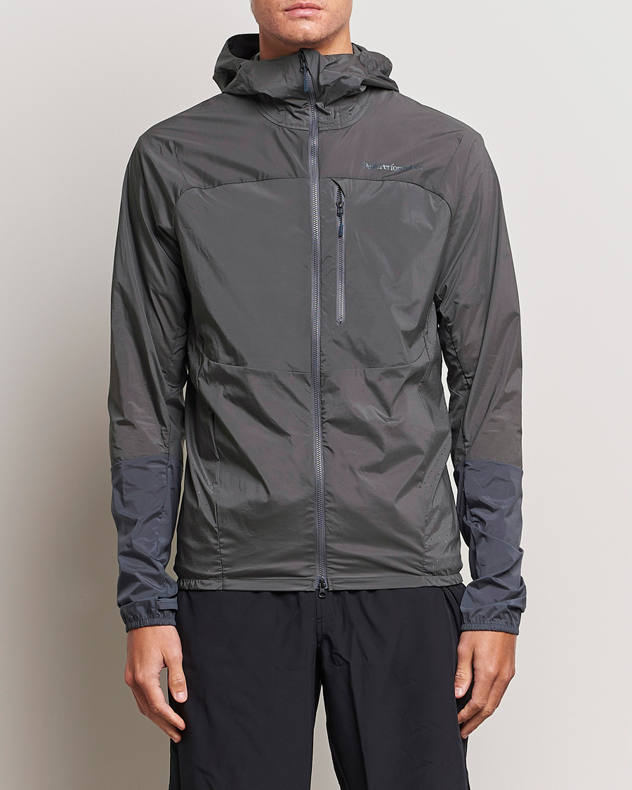 Uomini | Giacche | Peak Performance | Vislight Wind Jacket Motion Grey/Omber Blue