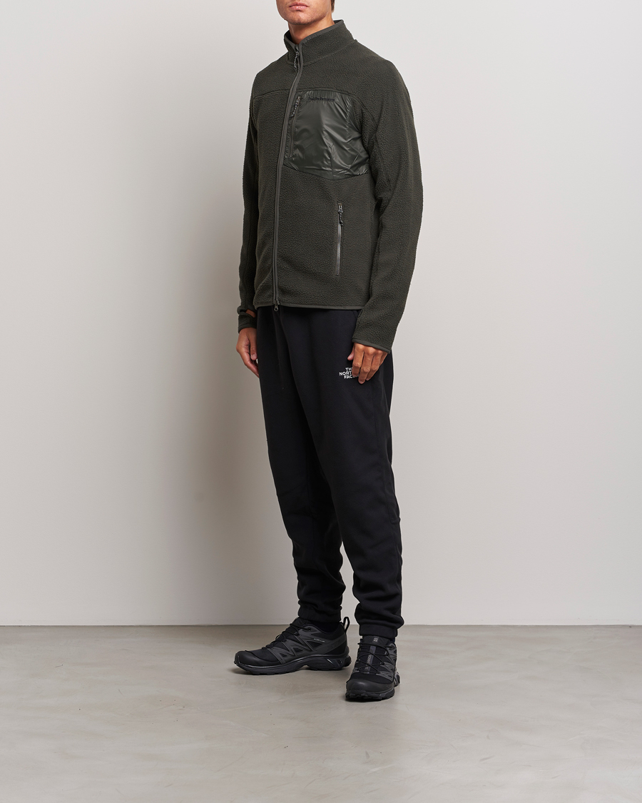 Uomini | Maglieria | Peak Performance | Pile Full Zip Olive Extreme