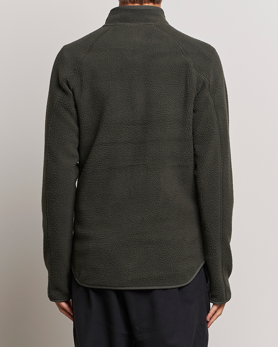 Uomini | Maglieria | Peak Performance | Pile Full Zip Olive Extreme