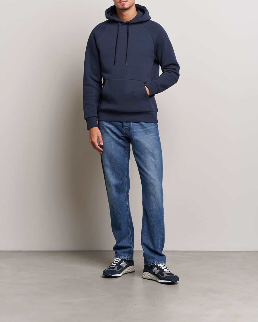 Uomini | Maglieria | Peak Performance | Original Logo Hoodie Blue Shadow