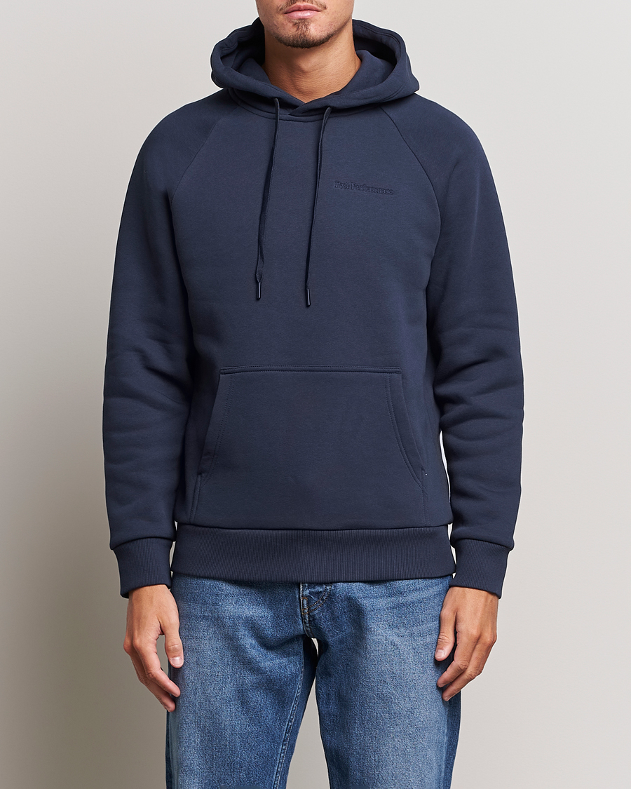 Uomini | Maglieria | Peak Performance | Original Logo Hoodie Blue Shadow