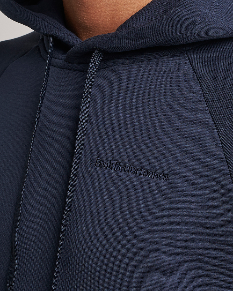 Uomini | Maglieria | Peak Performance | Original Logo Hoodie Blue Shadow