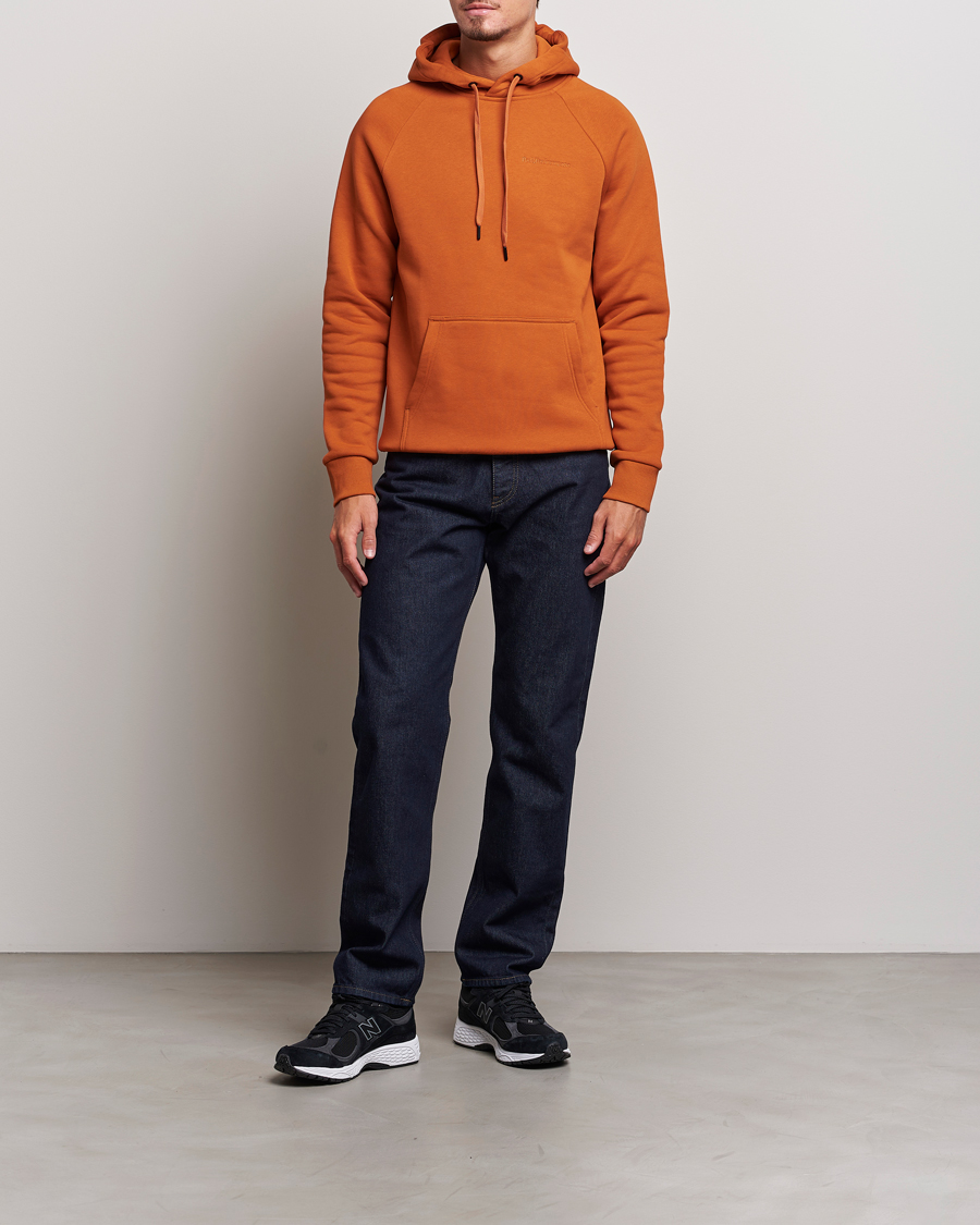 Uomini | Maglieria | Peak Performance | Original Logo Hoodie Gold Flame